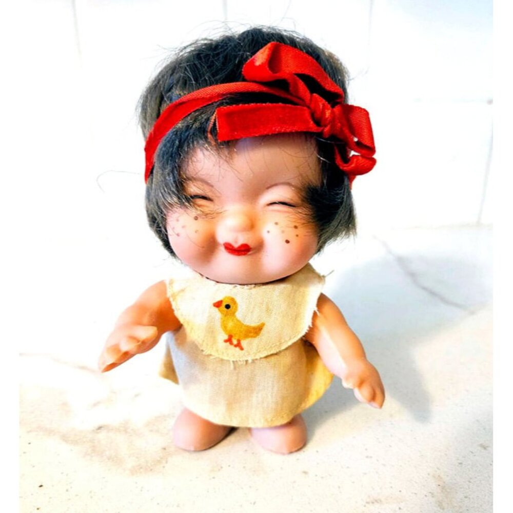 Vintage Ugly-Cute Hungarian rubber doll